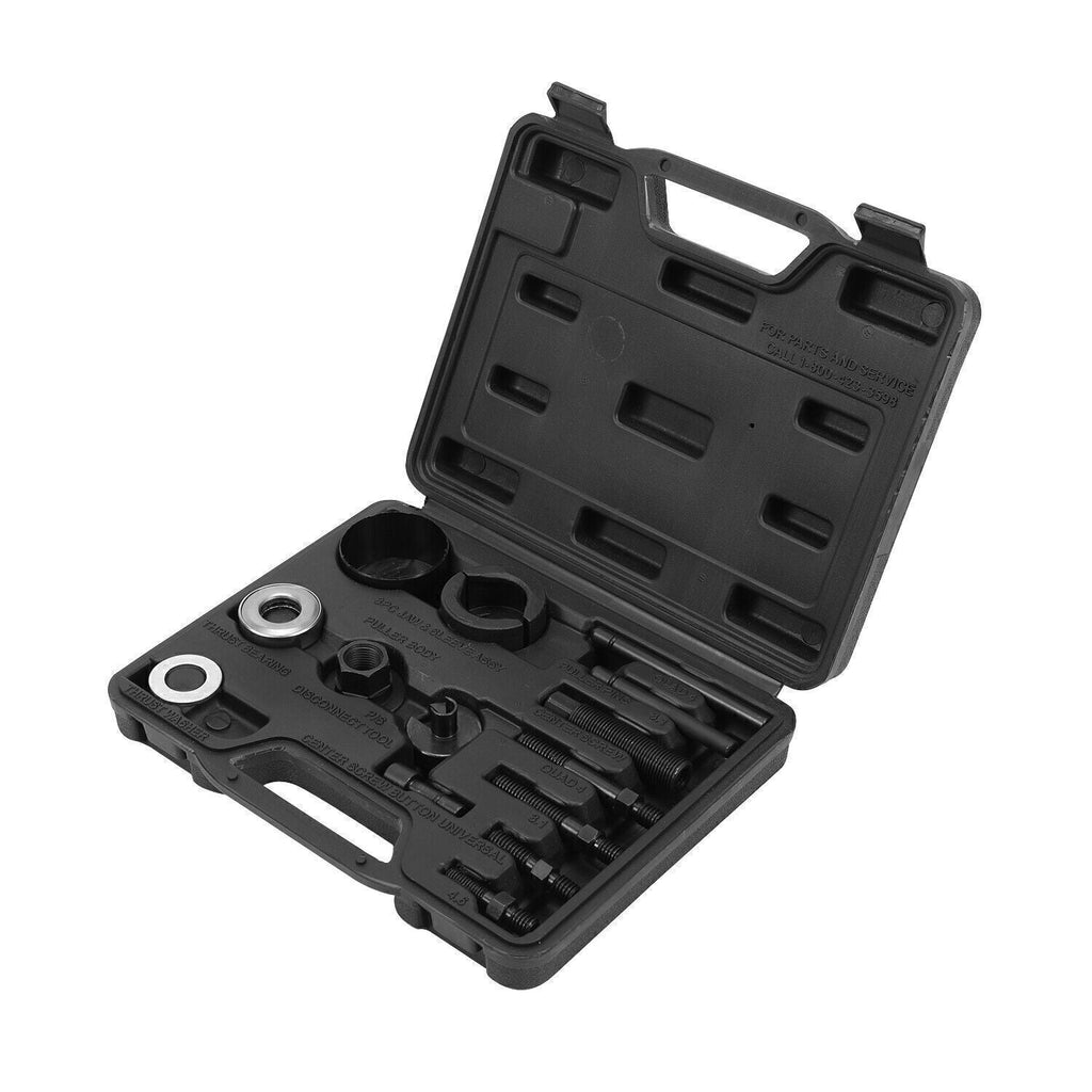 14PCS Auto Power Steering Pump Pulley Puller Remover Installer Tool Alternator