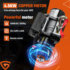 12V 13000LBS Electric Winch Synthetic Rope Truck For Jeep 13000LB Trailer 4WD /
