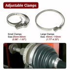 Universal Adjustable Axle CV Joint Boot Crimp Clamps w/ 20pcs Clamp Pliers Tools