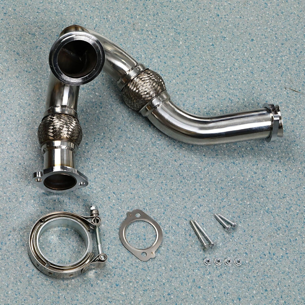 Y-PIPE UP PIPE TURBO INSTALL GASKET CLAMP Kit FOR 03-07 FORD 6.0 POWERSTROKE