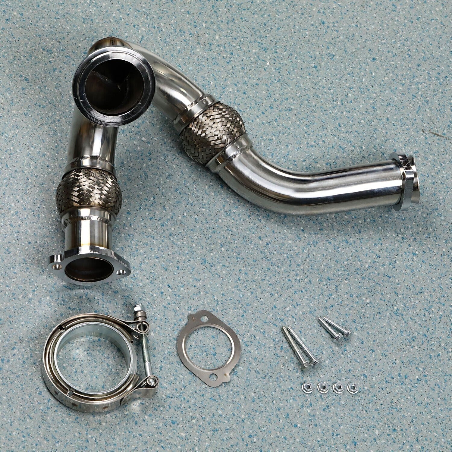 Y-PIPE UP PIPE TURBO INSTALL GASKET CLAMP Kit FOR 03-07 FORD 6.0 POWERSTROKE