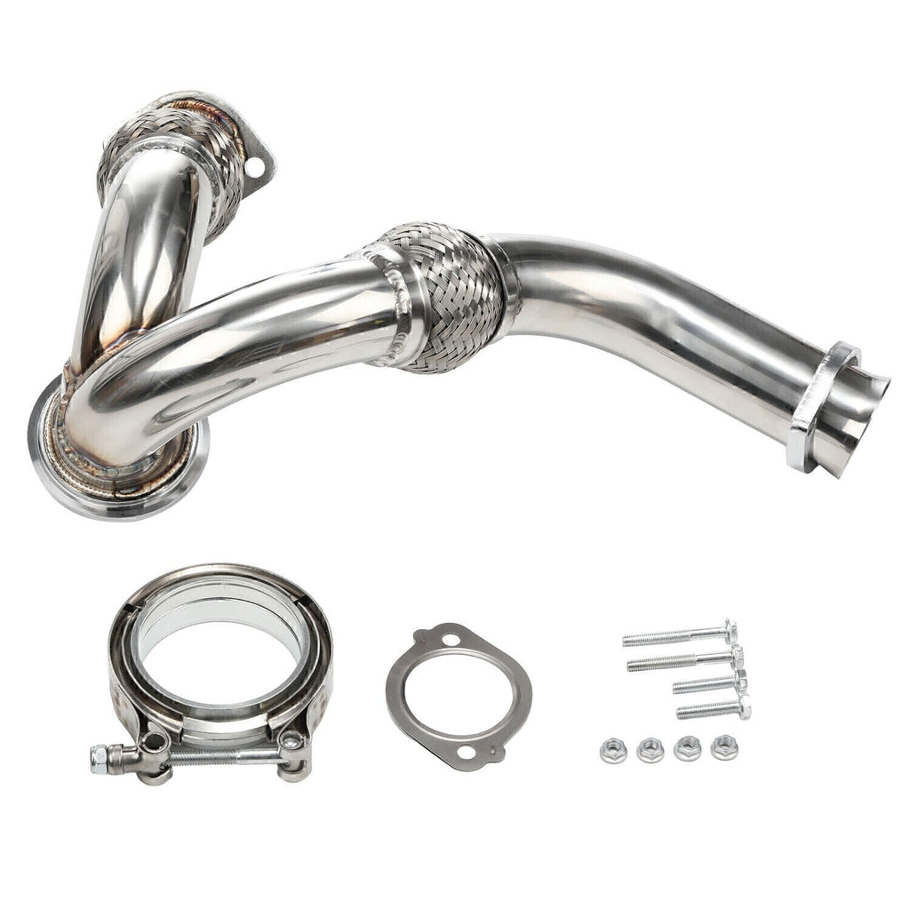 Y-PIPE UP PIPE TURBO INSTALL GASKET CLAMP Kit FOR 03-07 FORD 6.0 POWERSTROKE