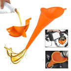 For Harley Touring Dyna Orange Primary Oil Fill Funnel Drip Free Oil Filter Kit