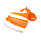 For Harley Touring Dyna Orange Primary Oil Fill Funnel Drip Free Oil Filter Kit
