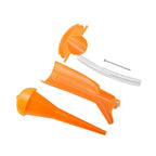 For Harley Touring Dyna Orange Primary Oil Fill Funnel Drip Free Oil Filter Kit