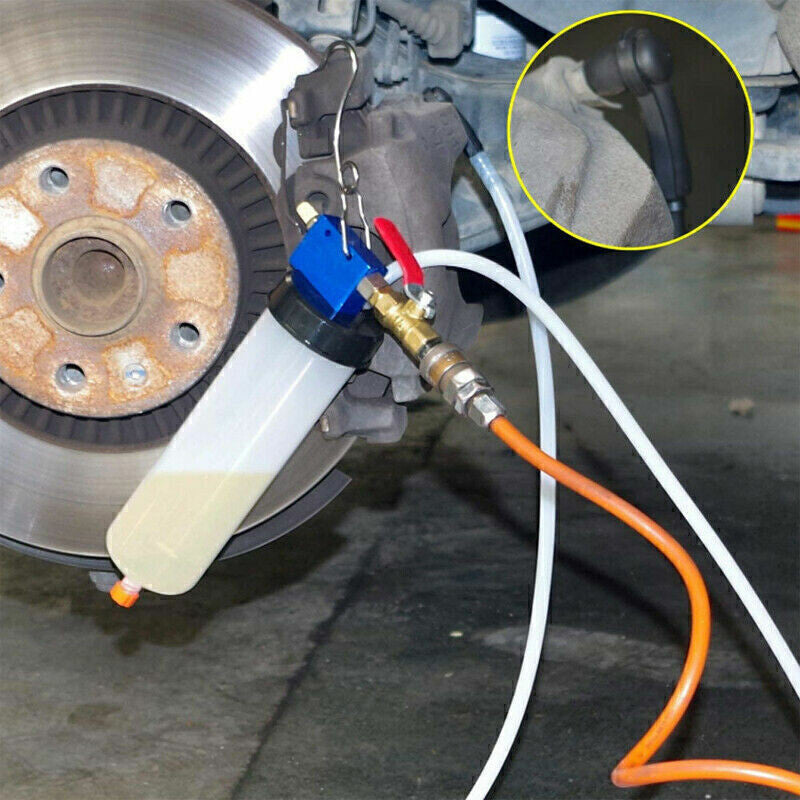 Car Vehicle Vacuum Brake Bleeder Tank Fluid Oil Change Pump Equipment Tool Kit