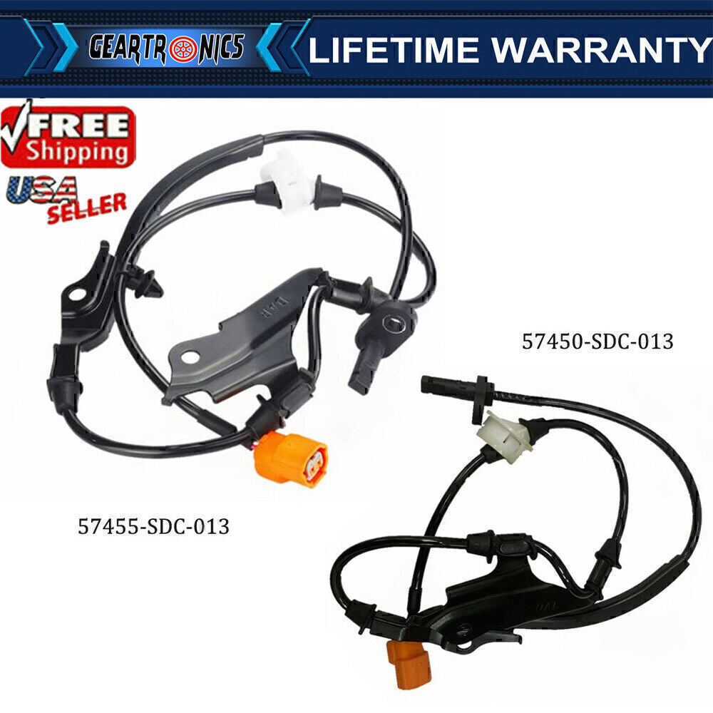 2x ABS Speed Sensor Kit Front Right +Left For Honda Accord 03-07 Acura TSX 04-08