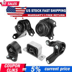 5pcs Engine Motor Mount Set for 2002-2006 Honda CR-V 2.4L 4WD Automatic Trans