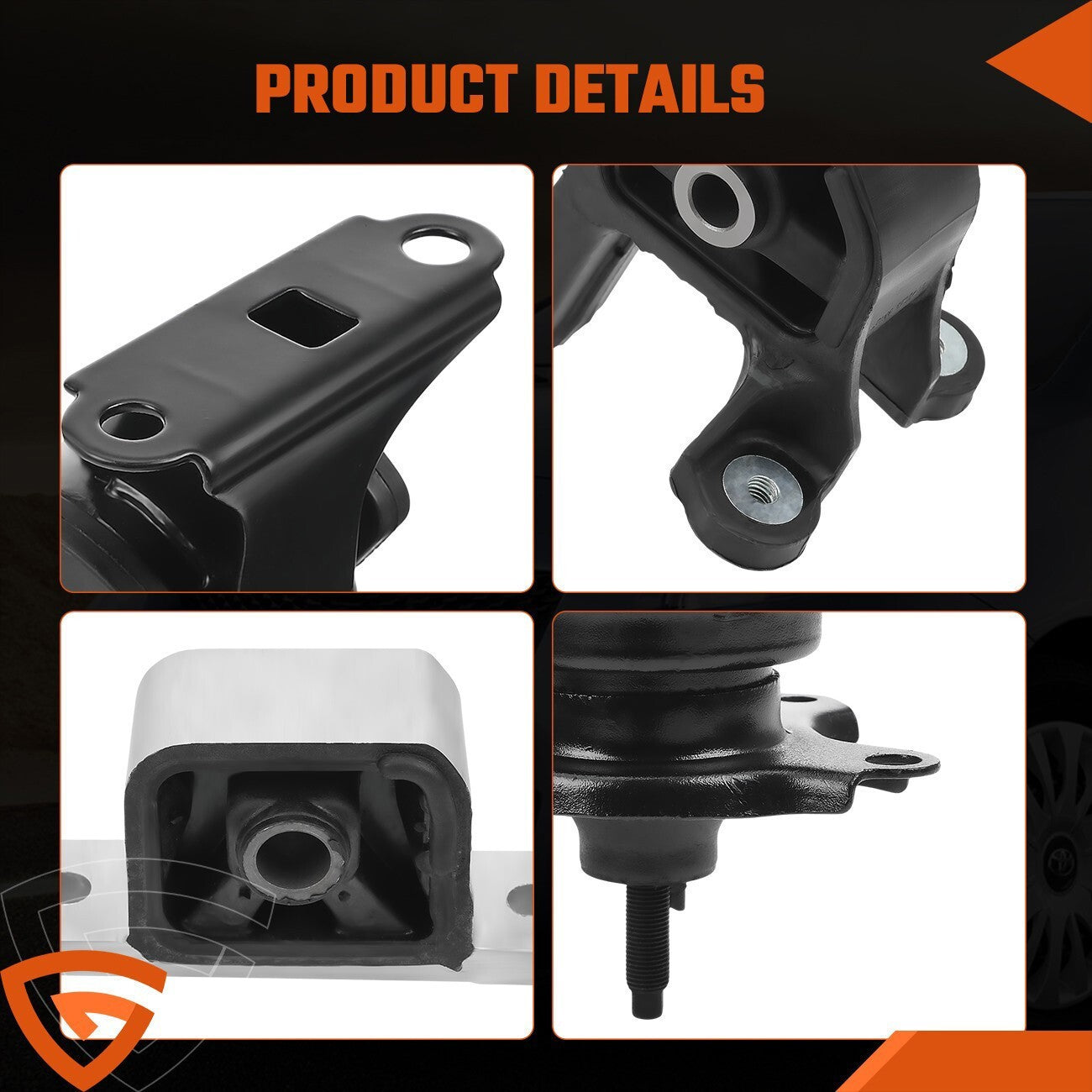 5pcs Engine Motor Mount Set for 2002-2006 Honda CR-V 2.4L 4WD Automatic Trans