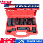10pc Oxygen Sensor Socket Set Sensor Oil Pressure Sending Unit Removal Tool New