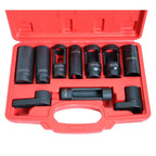 10pc Oxygen Sensor Socket Set Sensor Oil Pressure Sending Unit Removal Tool New