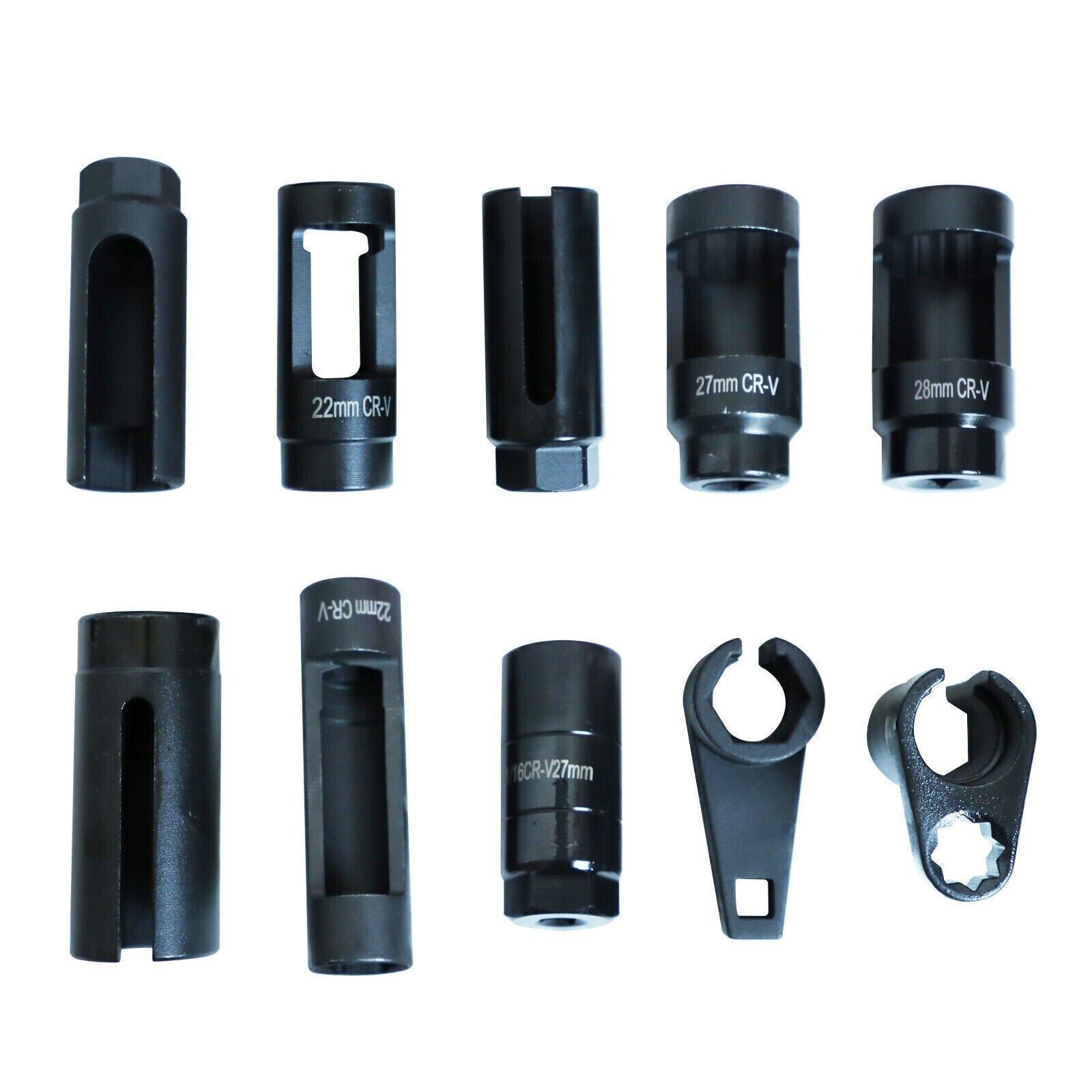 10pc Oxygen Sensor Socket Set Sensor Oil Pressure Sending Unit Removal Tool New
