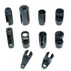 10pc Oxygen Sensor Socket Set Sensor Oil Pressure Sending Unit Removal Tool New