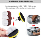 Car Auto Headlight Lens Restoration Repair Kit Polishing Cleaner Cleaning Tools