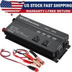 6000W Power Inverter DC 12V - 110V AC Car RV Sine Wave Solar Converter LCD