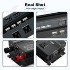6000W Power Inverter DC 12V - 110V AC Car RV Sine Wave Solar Converter LCD