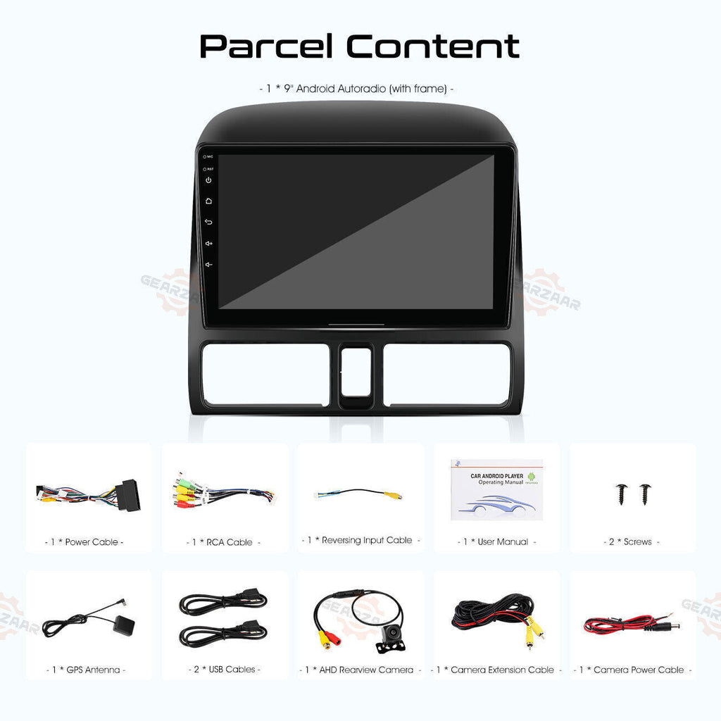 For Honda CRV-2 2001-2006 Android 12 Apple Carplay Car Stereo Radio GPS WIFI BT
