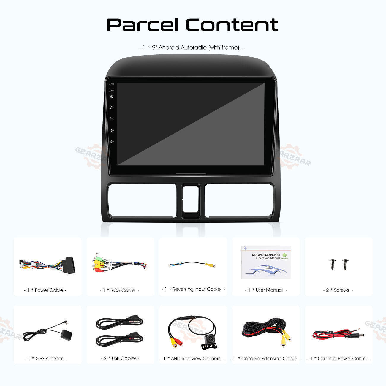 For Honda CRV-2 2001-2006 Android 12 Apple Carplay Car Stereo Radio GPS WIFI BT