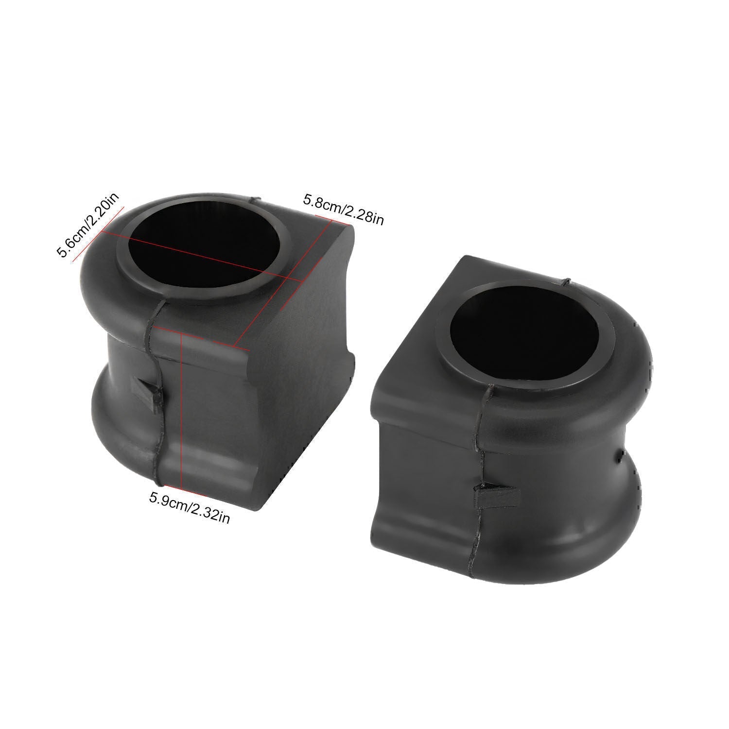 K7353 Front Sway Stabilizer Bar Bushing Pair for Dodge Ram 1500 2500 3500