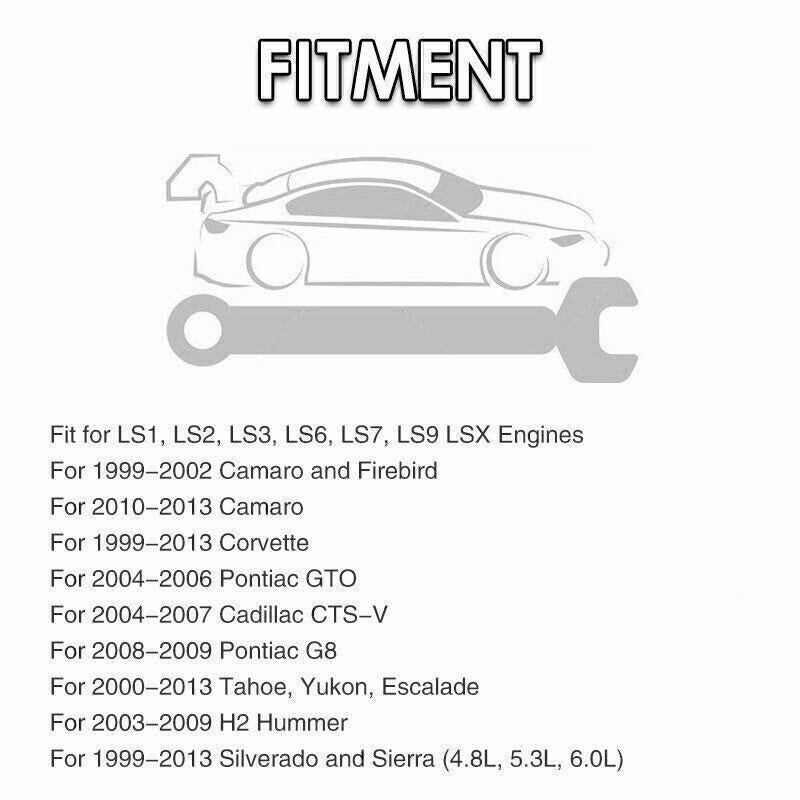 4pc Set Lifter Trays Fit LS7 Lifters For GM LS LS1 LS3 4.8 5.3 6.0 6.2 12569259