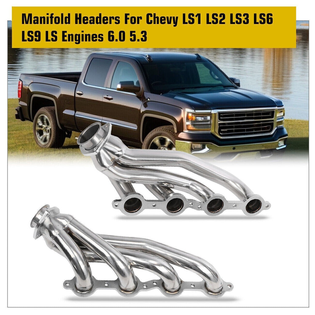 Swap S10 Conversion Headers for Chevy LS1 LS2 LS3 LS6 LS9 LS Engines 6.0 5.3
