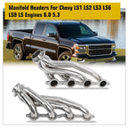 Swap S10 Conversion Headers for Chevy LS1 LS2 LS3 LS6 LS9 LS Engines 6.0 5.3