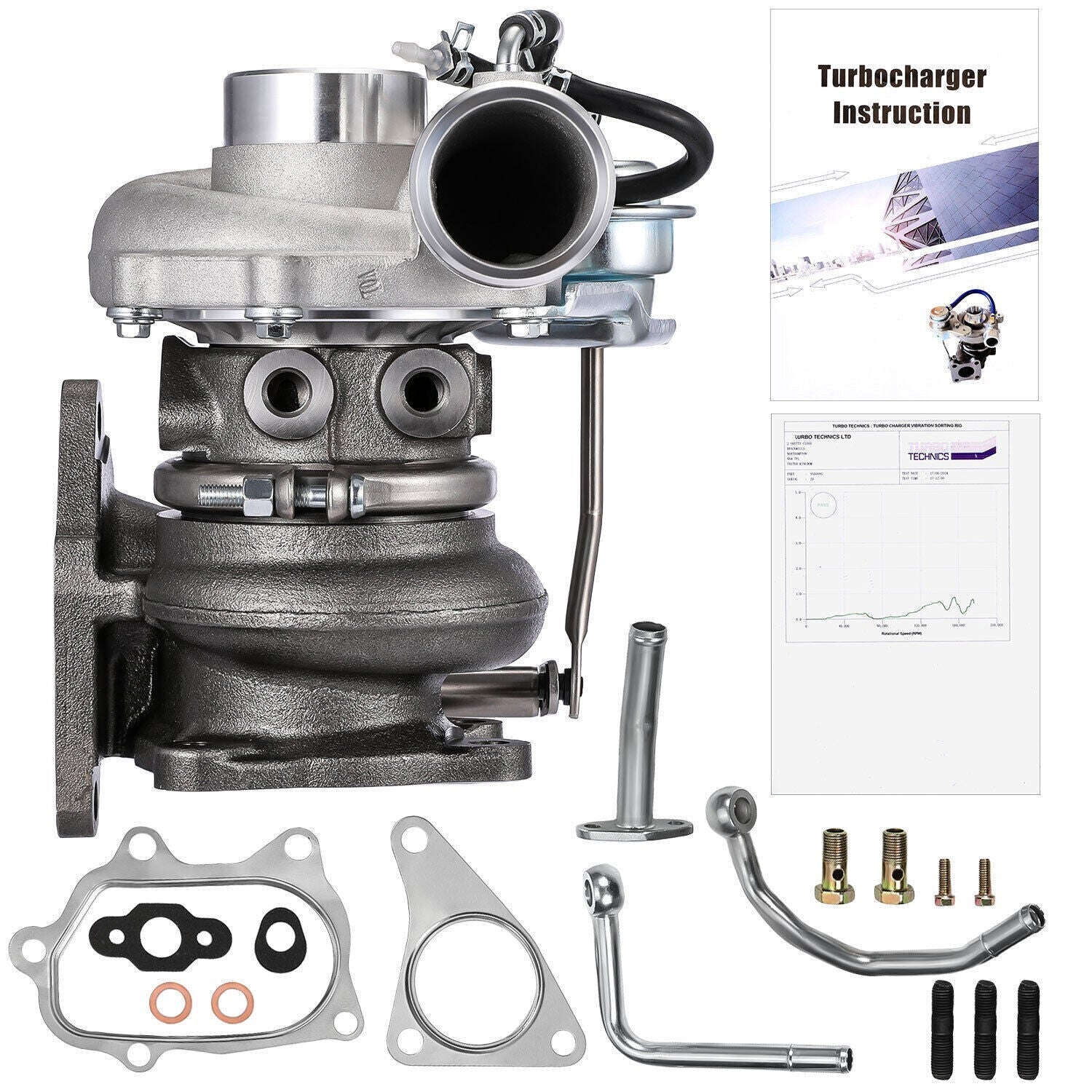 VF48 Billet Turbo Charger For Subaru 2002-07 WRX 2.5L STI ej20 ej25 380hp