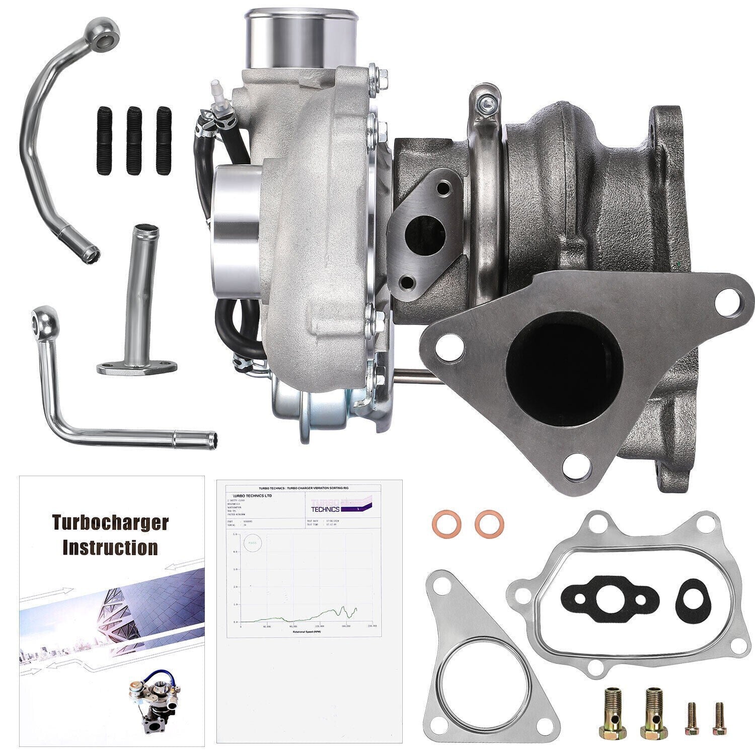 VF48 Billet Turbo Charger For Subaru 2002-07 WRX 2.5L STI ej20 ej25 380hp