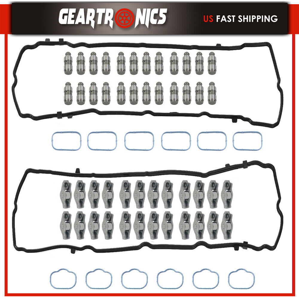 Rocker Arms Lifters Valve Gaskets Kit For 2011-2016 3.6 Chrysler Dodge Jeep Ram