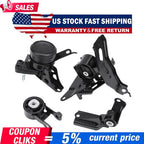 Set Engine Motor &Transmission Mount for Toyota Yaris 2006-2011 15-17 Auto trans