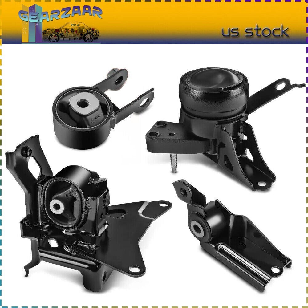 Set Engine Motor &Transmission Mount for Toyota Yaris 2006-2011 15-17 Auto trans