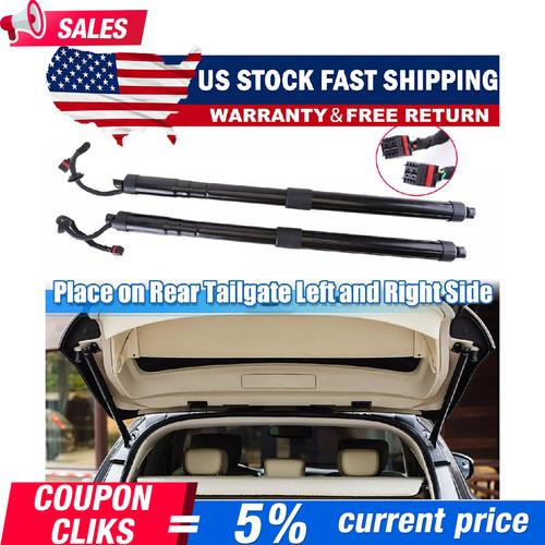 Pair Rear Electric Tailgate Gas Struts For 2013-2019 Hyundai Santa Fe 81771B8100