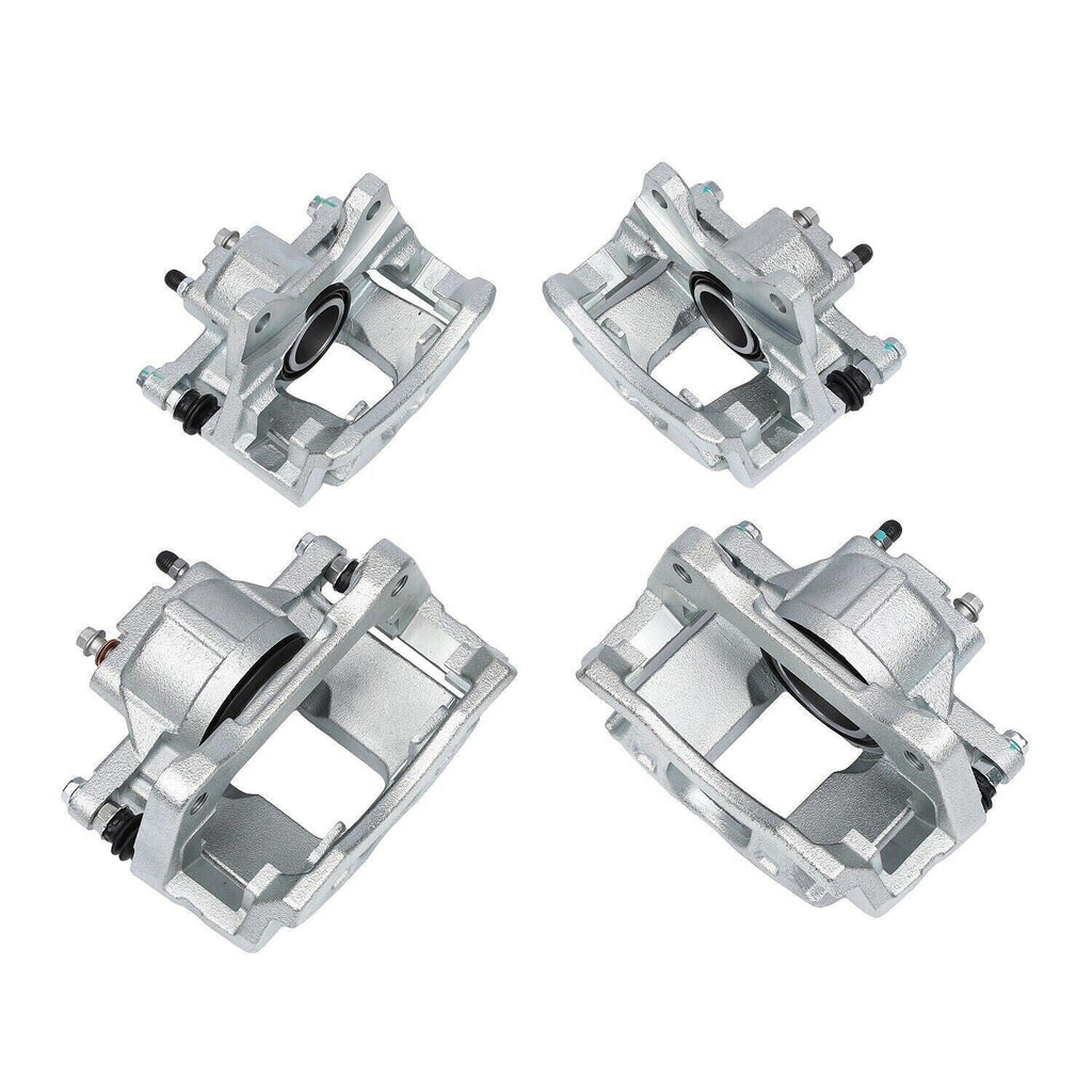 Front & Rear Disc Brake Calipers w/Bracket Kit Fit 2008-2017 Jeep Wrangler Nitro
