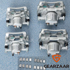 Front & Rear Disc Brake Calipers w/Bracket Kit Fit 2008-2017 Jeep Wrangler Nitro