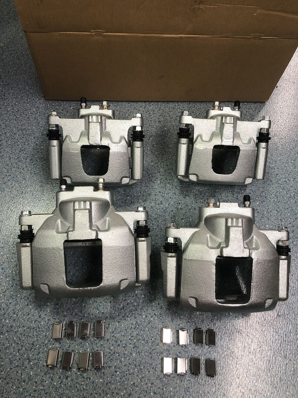 Front & Rear Disc Brake Calipers w/Bracket Kit Fit 2008-2017 Jeep Wrangler Nitro