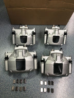 Front & Rear Disc Brake Calipers w/Bracket Kit Fit 2008-2017 Jeep Wrangler Nitro