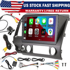 Apple CarPlay Android 12 Car Stereo Radio GPS WiFi Fit For Honda Civic 2006-2011