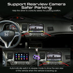 Apple CarPlay Android 12 Car Stereo Radio GPS WiFi Fit For Honda Civic 2006-2011