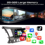 Apple CarPlay Android 12 Car Stereo Radio GPS WiFi Fit For Honda Civic 2006-2011