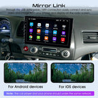 Apple CarPlay Android 12 Car Stereo Radio GPS WiFi Fit For Honda Civic 2006-2011