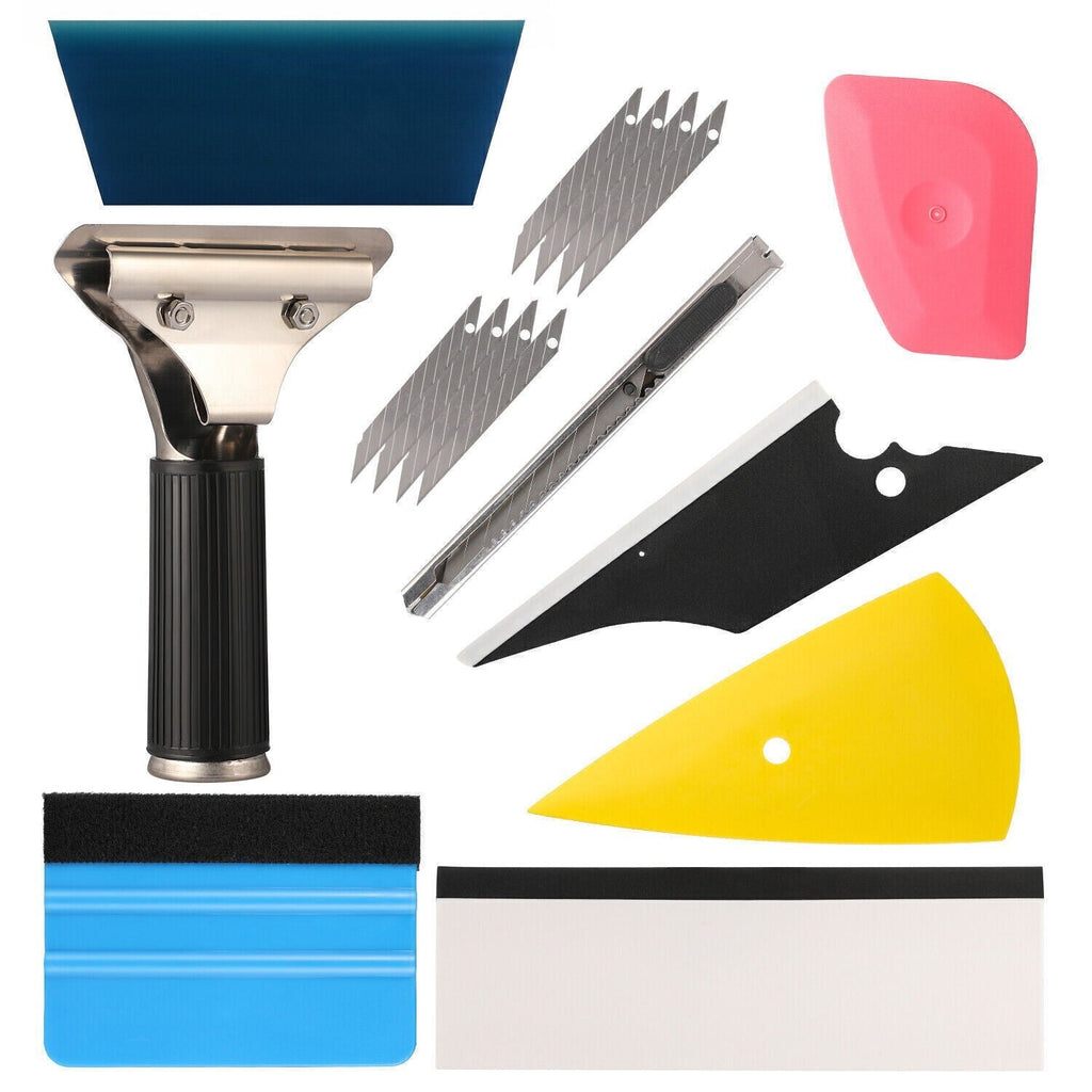 17Pc Window Tint Tools Kit Vinyl Wrap Squeegee Car Application Film Install Tool