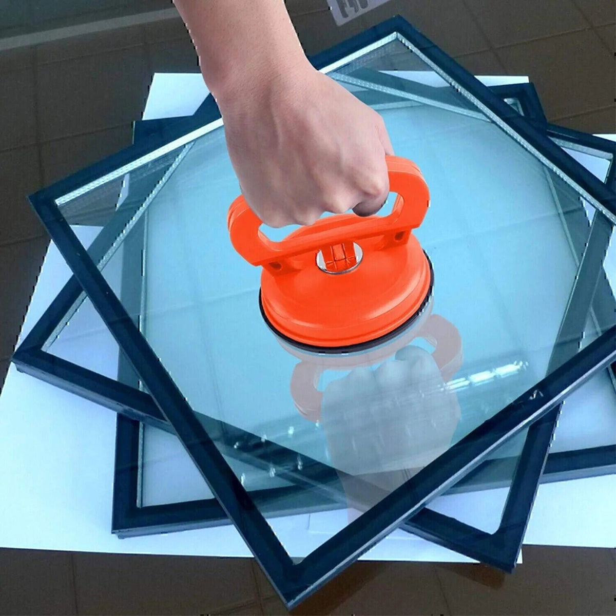 Large Orange Suction Cup Auto Body Dent Puller and Panel Lifter