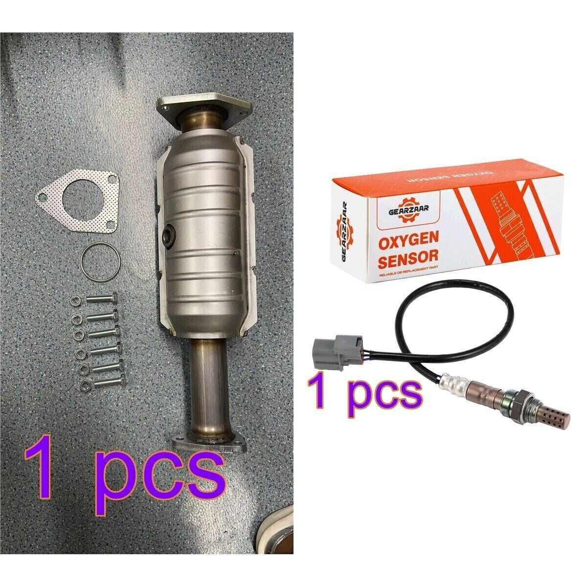 Catalytic Converter O2 Oxygen Sensor For Honda Pilot 03-04 3.5L 6 CYL Direct Fit