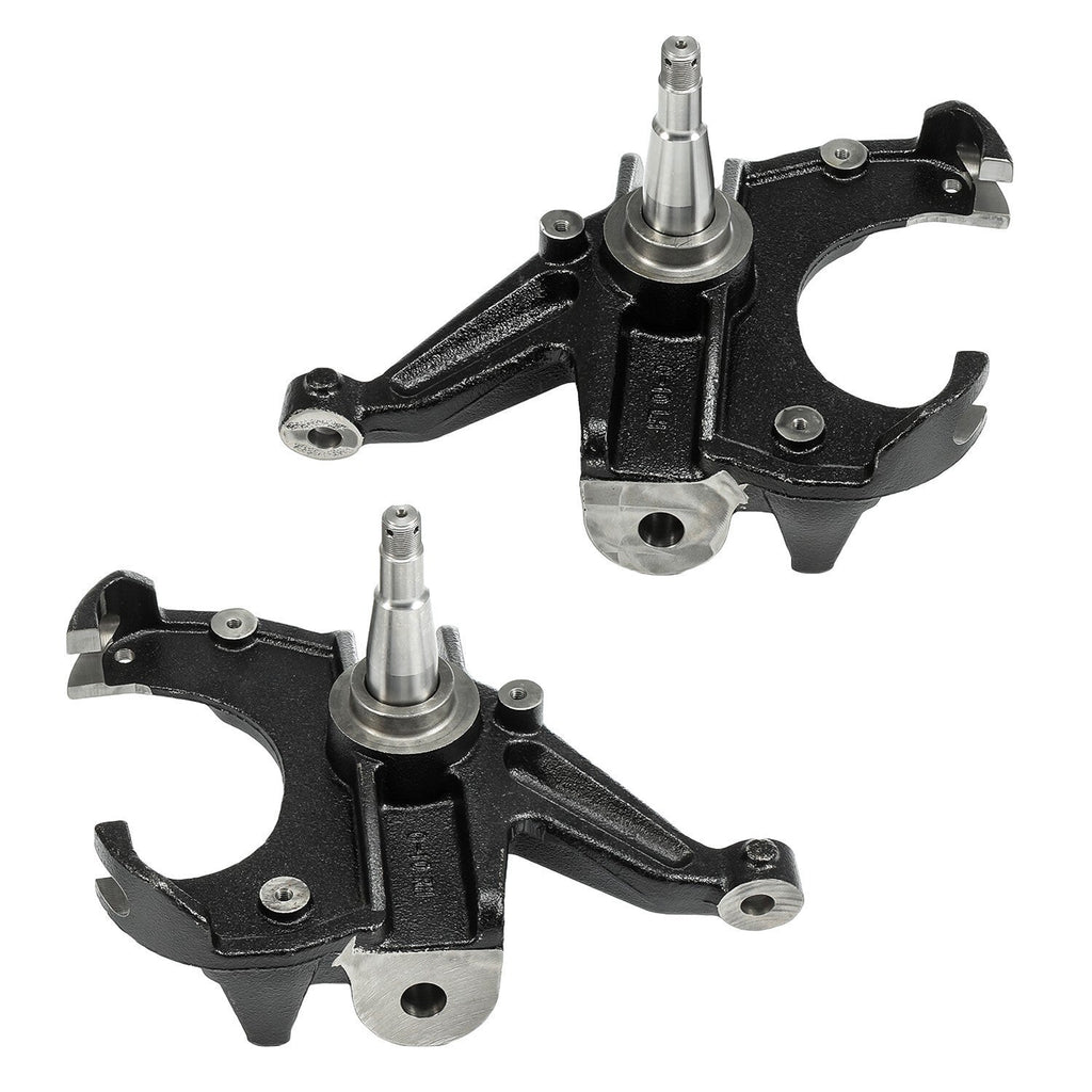 2.5" Front Drop Spindles Lowering Kit w/1.25" Rotor For Chevy C10 2WD 1973-1987