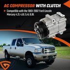 A/C AC Compressor Fit for Ford F-150 F-250 F-350 F-450 1997-2004 4.2L 4.6L/5.4L