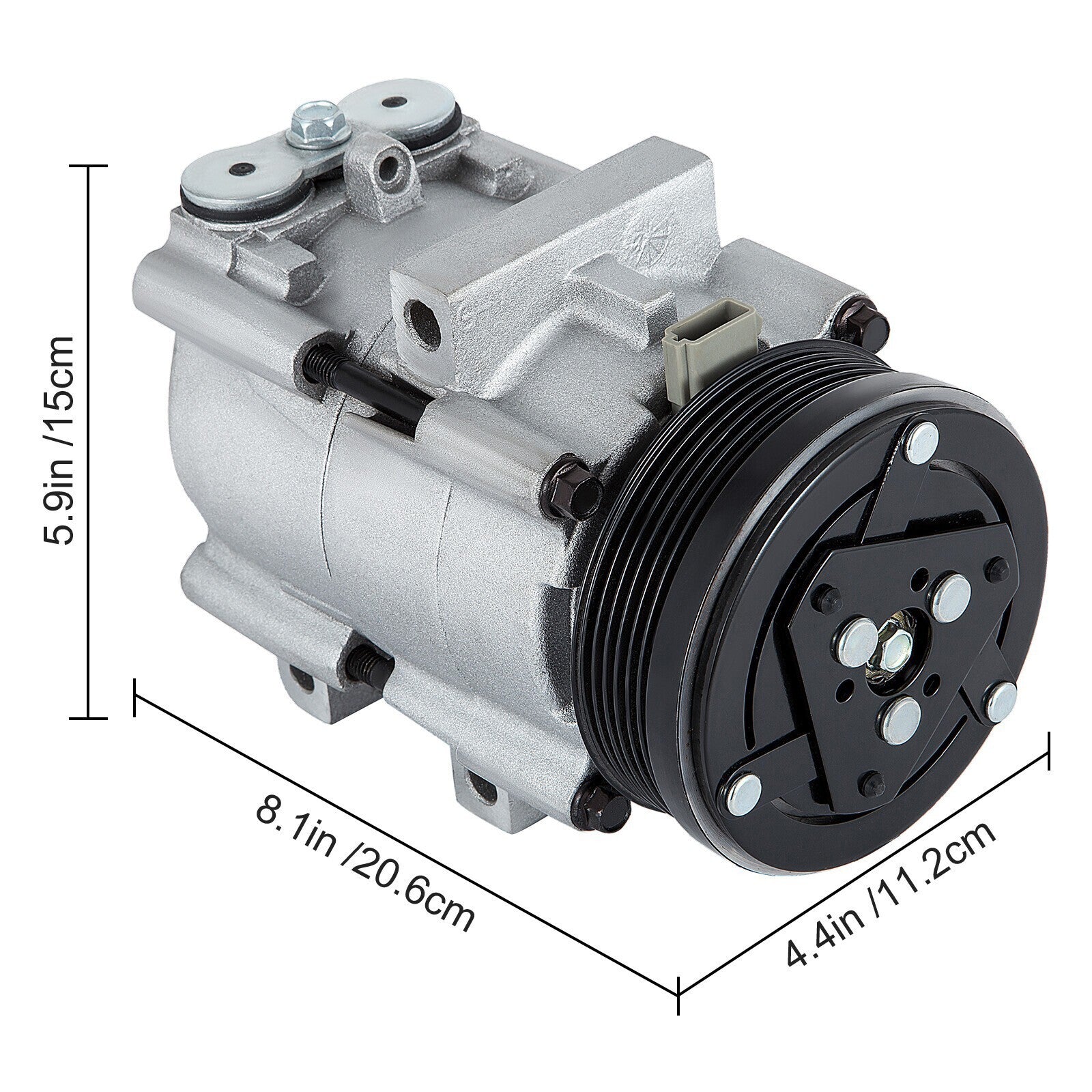 A/C AC Compressor Fit for Ford F-150 F-250 F-350 F-450 1997-2004 4.2L 4.6L/5.4L