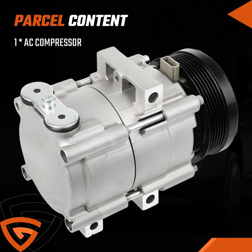 A/C AC Compressor Fit for Ford F-150 F-250 F-350 F-450 1997-2004 4.2L 4.6L/5.4L