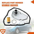 Transmission Oil Filter w/Pan Gasket For NISSAN SENTRA VERSA JF015E RE0F11A CVT