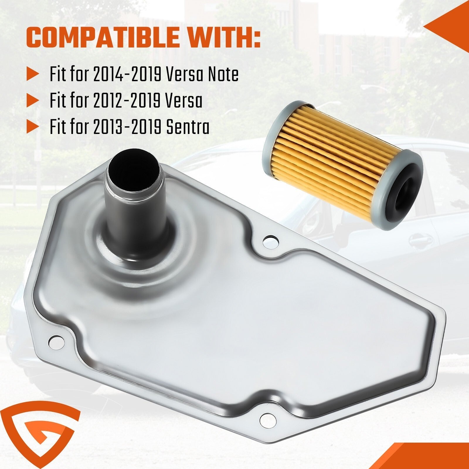 Transmission Oil Filter w/Pan Gasket For NISSAN SENTRA VERSA JF015E RE0F11A CVT