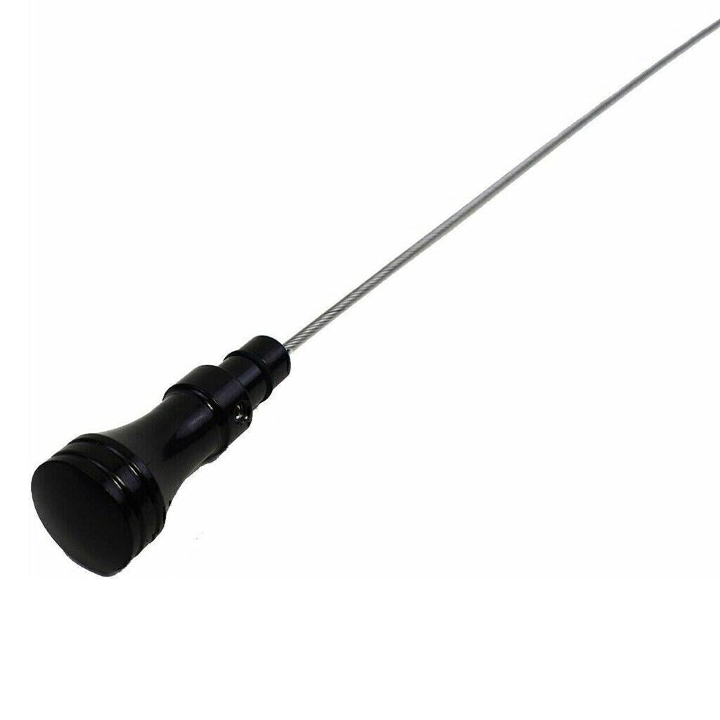 Stainless Flexible Oil Dipstick Fit LS LSX LS1 LS2 LS6 4.8L 5.7L 6.0L 6.2L Blac!